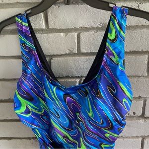 Ladies one piece swim suit